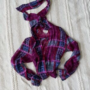 Silk Blouse with scarf